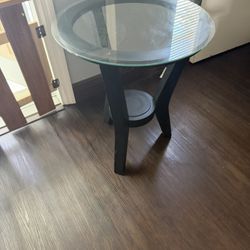 table with glass top