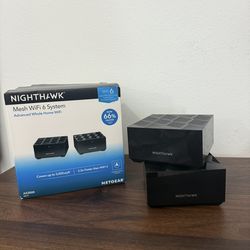 NETGEAR Nighthawk AX3000 Mesh WiFi 6 Router System (MK72) – Whole-Home Fast Internet Coverage
