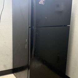 Black full size whirlpool refrigerator