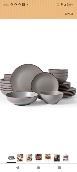 Famiware 24 PC Venus Stoneware - Light Grey