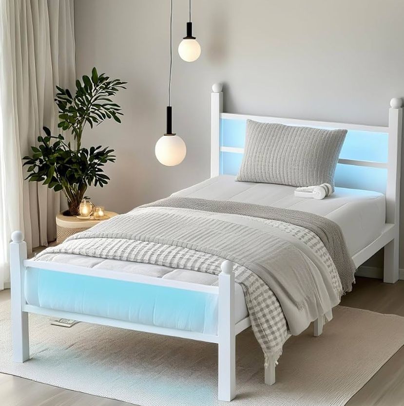 14” LED Twin Bed Frame