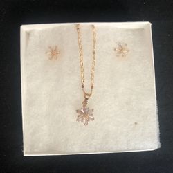 Earring And Necklace Set
