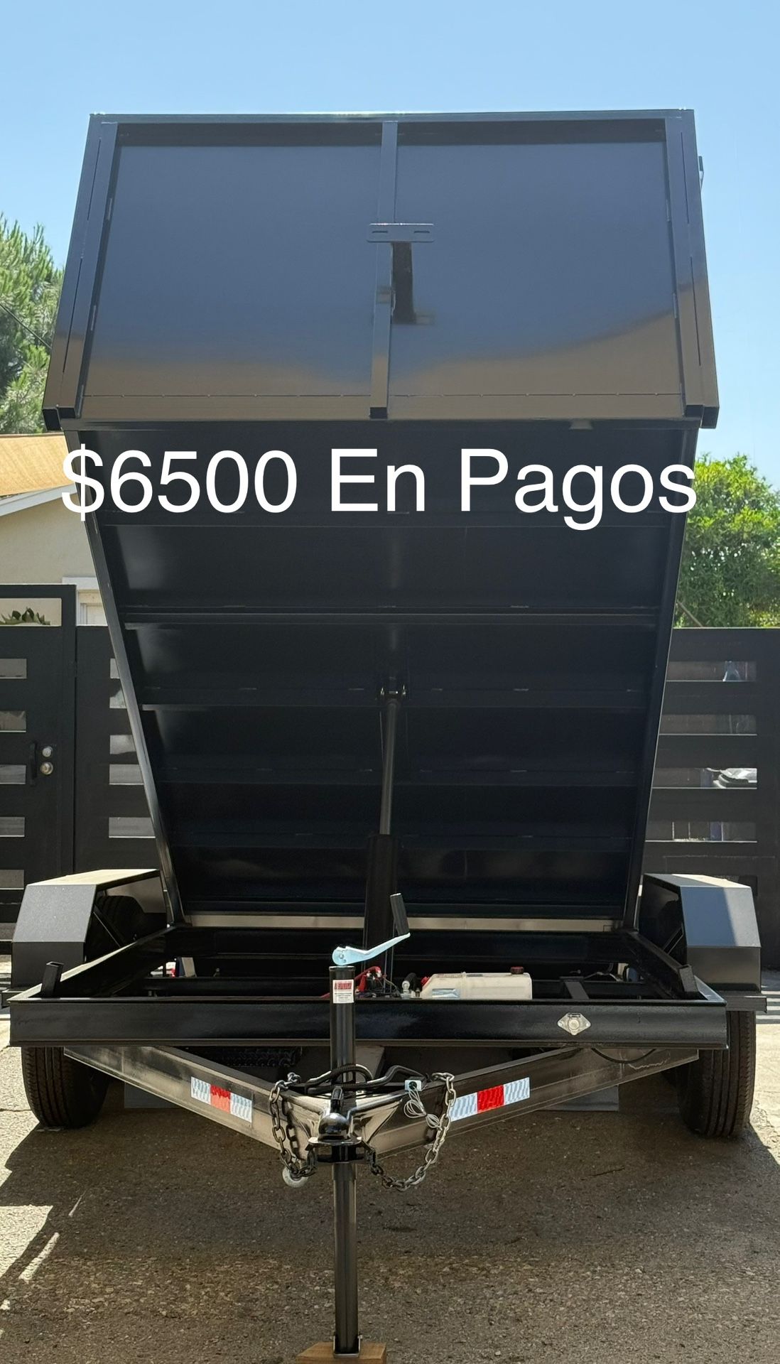 New 8x4x12 Hydraulic Dump Trailer