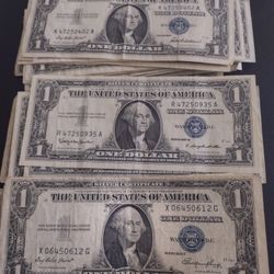 Dollar Bills Silver Certificate 