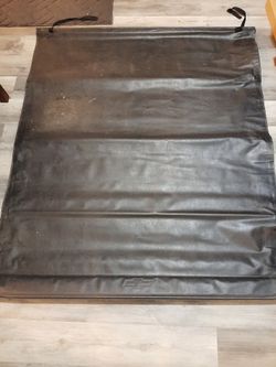 Chevrolet truck 5 Foot 8 Inch Bed Soft Rollup Tonneau Cover With Bowtie Symbol