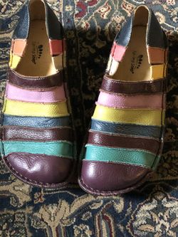 Spring Step Women’s Multi colored clogs shoes Size 42 ~ 10