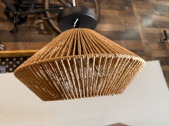 Rope Woven Pendant Light Fixture