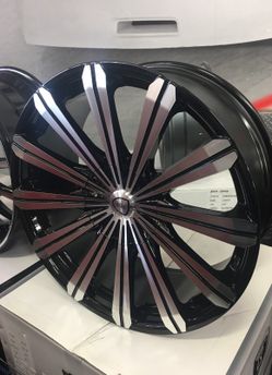 24" inch borghini B18 BMF wheels only