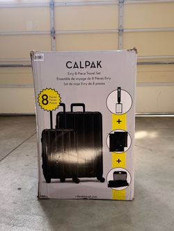 CALPAK EVRY 8-Piece Luggage Set – Carry-On + Checked + Packing Cubes – Designer Look for Less