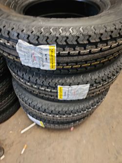 New set of tires 225 75 15 st 10ply