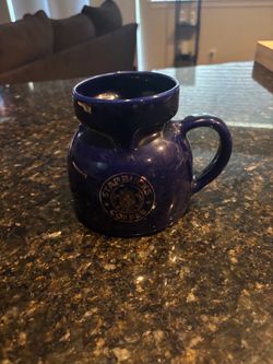 Starbucks Coffee Cobalt Blue Ceramic Mug
