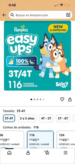 Pull Up 3t-4t (116 Underwear Pants)