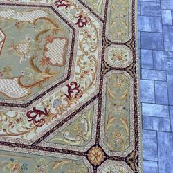 Needle Point Handmade Rug
