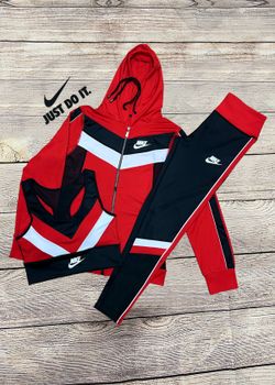 Nike 3 Piece Red Suit Female (Stretchable) (S/M) & (L/XL)