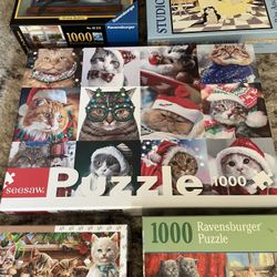 Cat Puzzles Lot