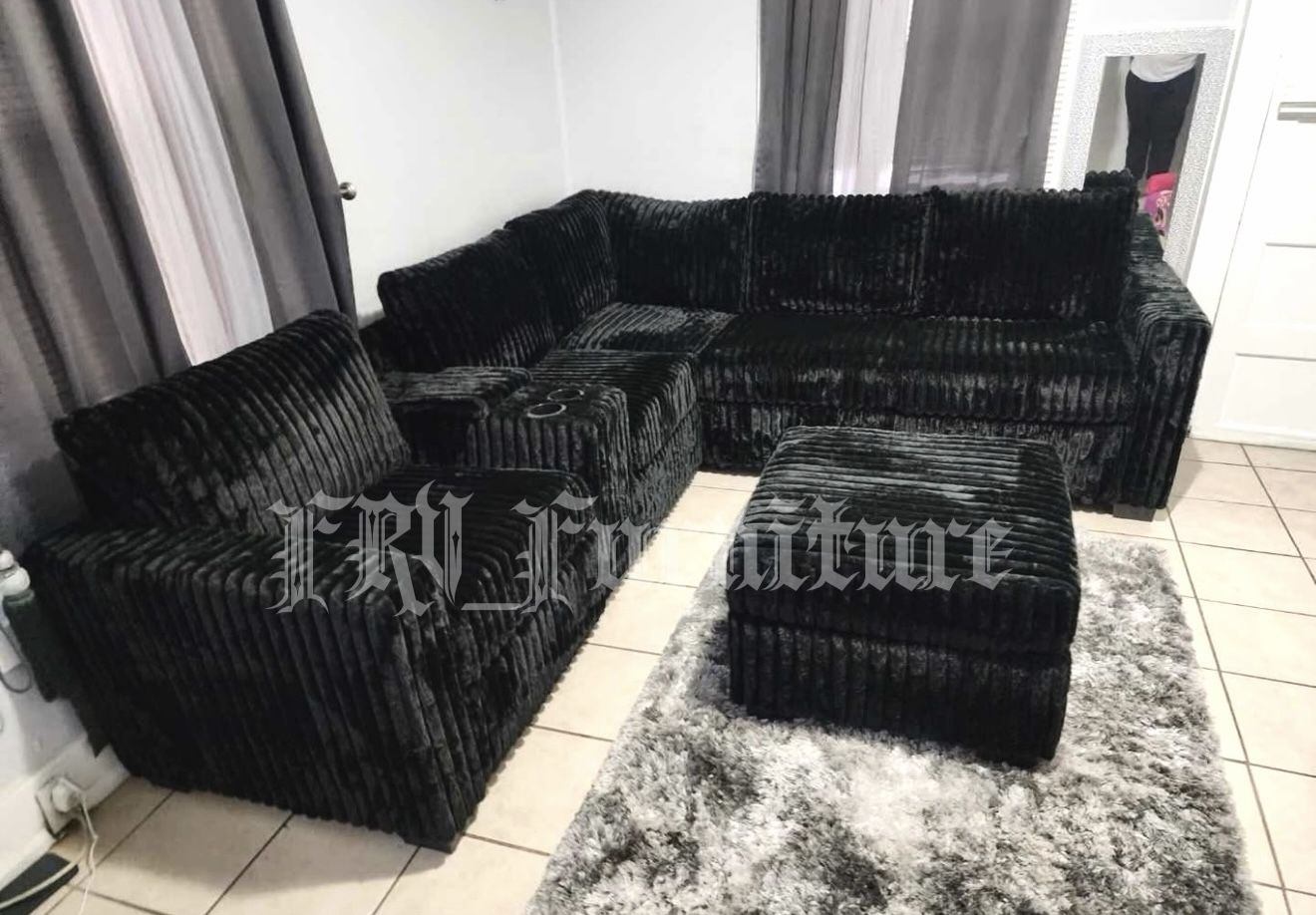 Black Sectional