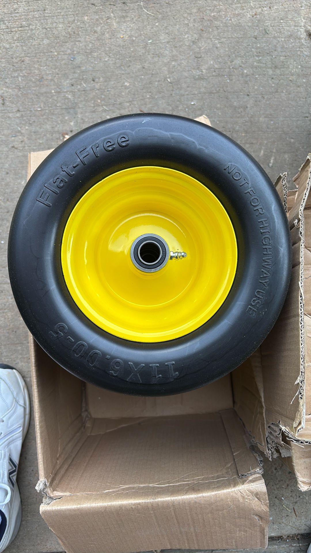 Flat Free 11x6.00-5 Lawn Mower-tractor Tires