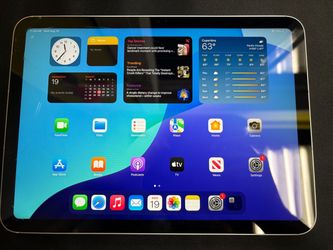 Apple 10.o-Inch IPad 10th Gen WiFi + cellular 64GB Cracked Front Screen Fully Functional