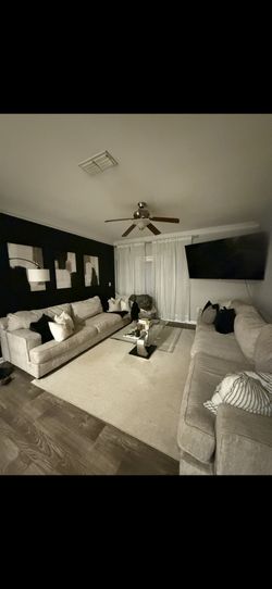 Giant L Sectional Couch