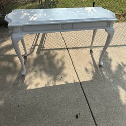 Beautiful White Entry Table