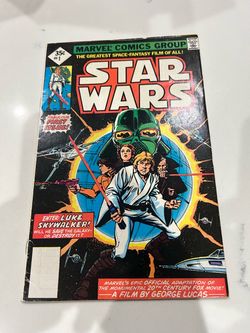 Star Wars #1 Marvel Comics July 1977 Reprint / 35 Cent Luke, Darth Vader, Low Grade VG-