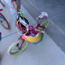 Girl Bike With Helmet