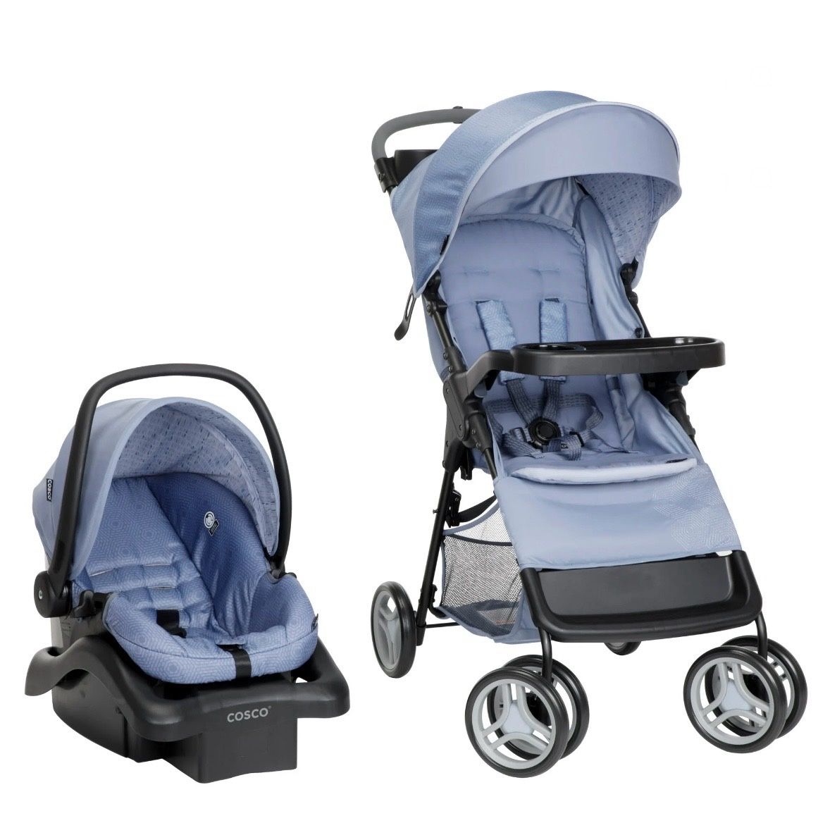 Cosco Kids Lift & Stroll DX Travel System, Chalk Blue, Toddler, Unisex BRAND NEW IN BOX