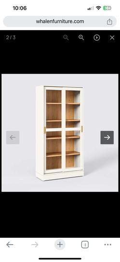 McGee 72" Promontory Cabinet with Sliding Doors White - Threshold™ designed with Studio McGee