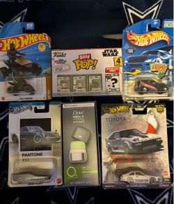 Bitty Pop Funko + HotWheels Bundle + Dove Deodorant