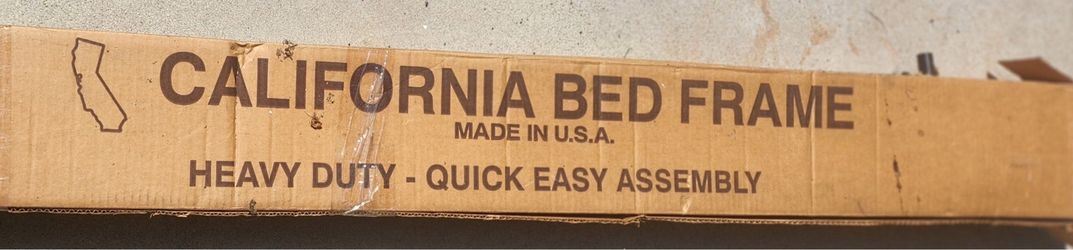 California bed frame