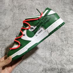 Nike Dunk Low Off White Pine Green 44 