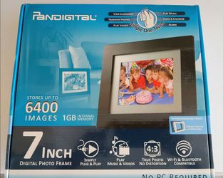 Pandigital 7inch digital photo frame. (Brand New still in Box)