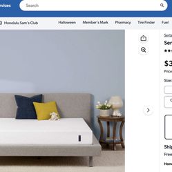 Serta 10" Gel Memory Foam Mattress (Full Size)