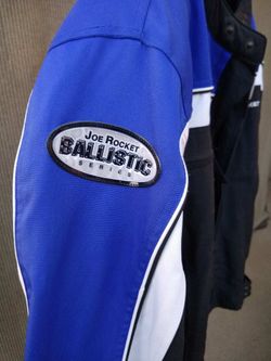 Joe ROCKET blue Motorcycle Jacketl size L.