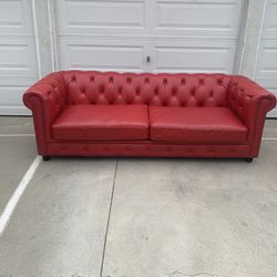 One Red Couch For Sale $100.00