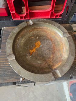 Vintage Metal Ashtray