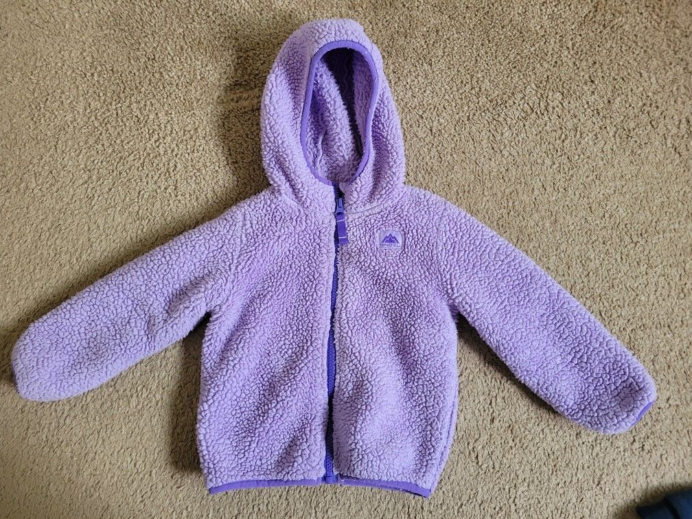 Snozu Toddler Girl Sherpa Jacket