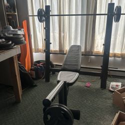 Bench Press And Weights 