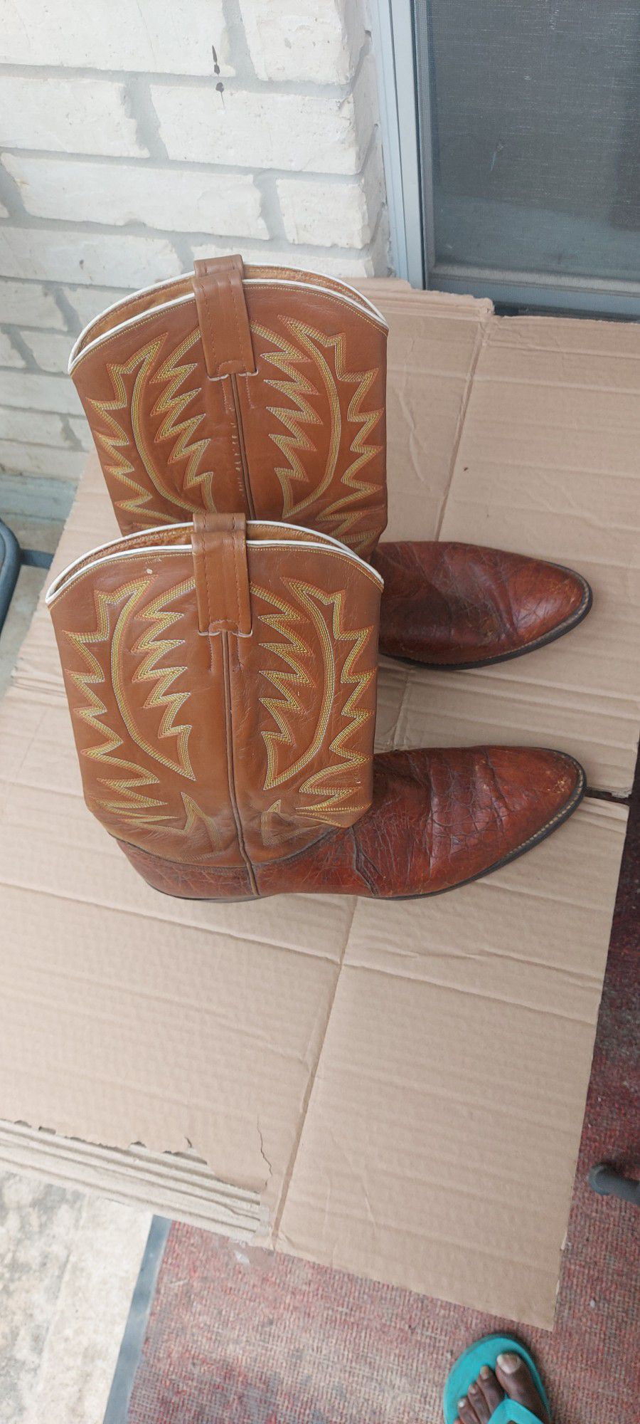 Nocona 7171 Men's Cowboy Boots Size 13B