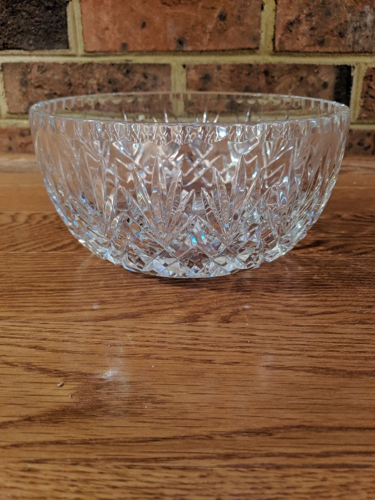 Gorgeous Cut Glass Crystal Bowl