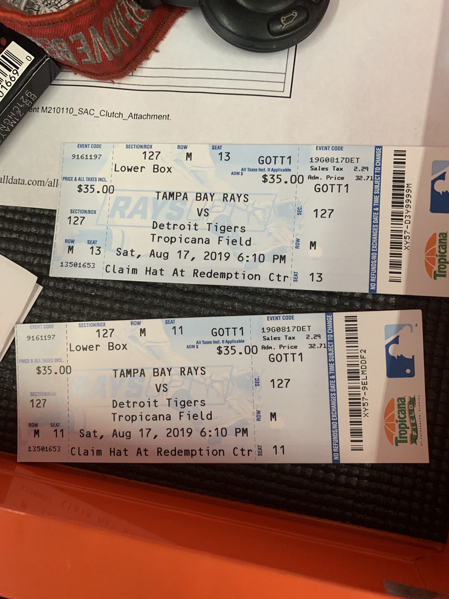 Tampa bay rays tickets