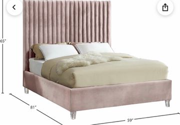 Muave pink frame no mattress full PERRIS ca