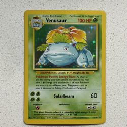 1999 Pokémon Venusaur Halo 15/132 Stage 1 