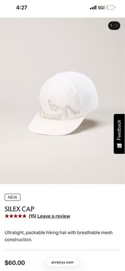 Arcteryx silex cap