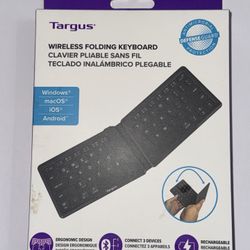 Targus Wireless Bluetooth Folding Keyboard AKF003US **NEW (SEALED)