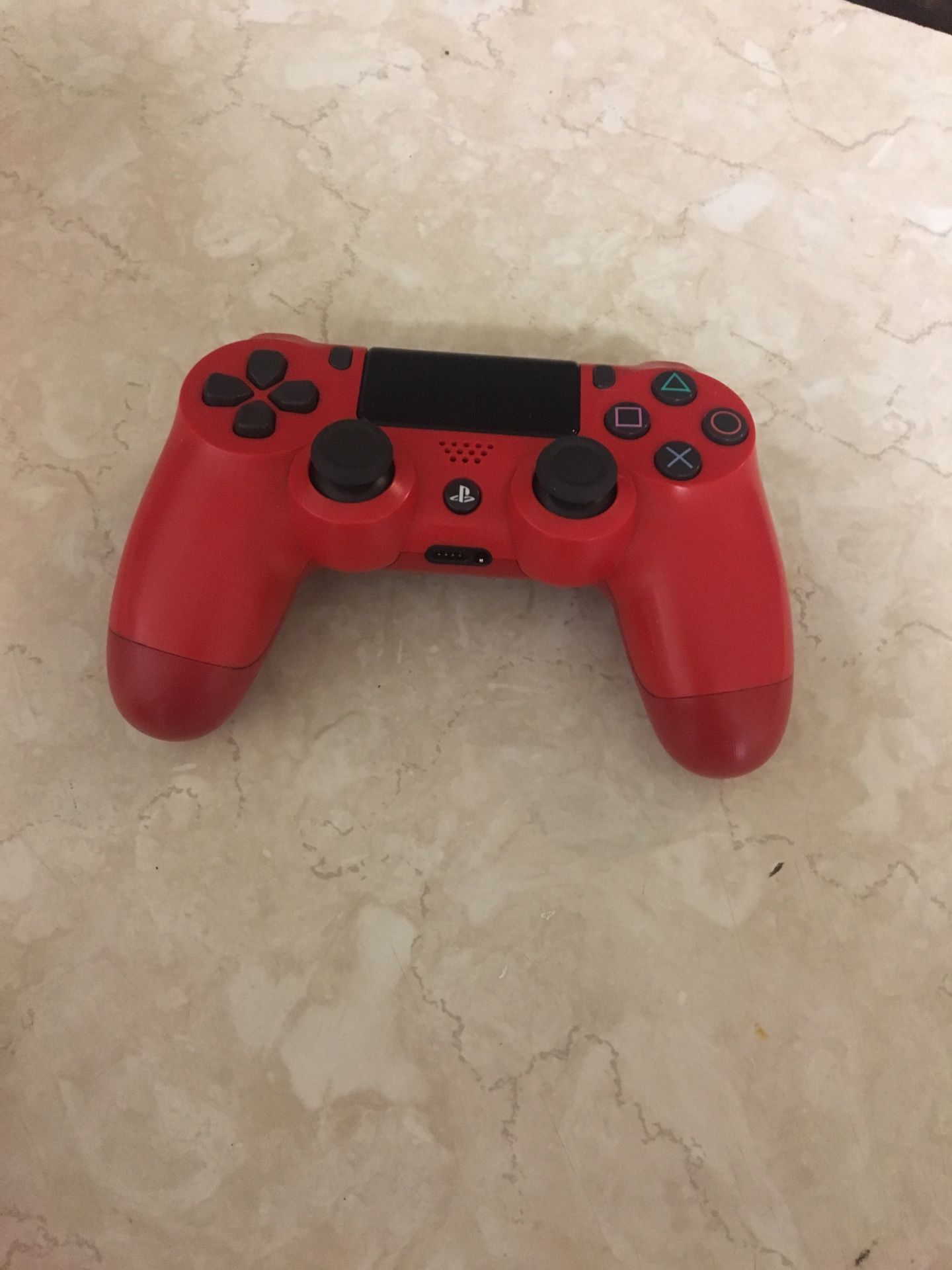 Red Ps4 controller