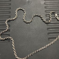 Sterling Silver Chain 24”