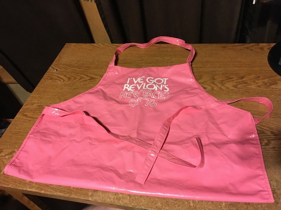 I've Got Revlons New Faces Of 76 Promo Advertising Pink Apron