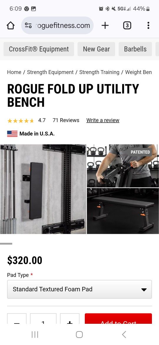 Rogue Folding Utility Bench