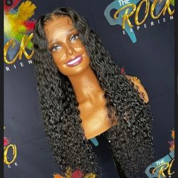 GORGEOUS & FULL Wet & Wavy Wig + Freebies